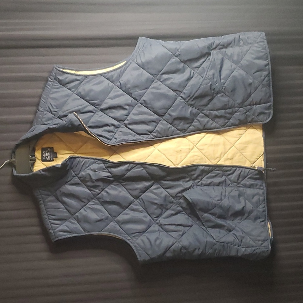 J Crew Men's Quilted Vest Size 2XL
